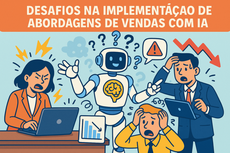 Desafios na Implementação de Abordagens de Vendas com IA