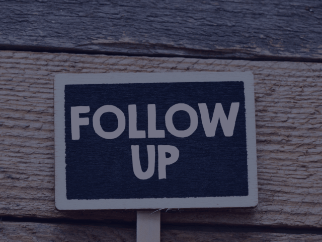 Follow-up em Vendas B2B