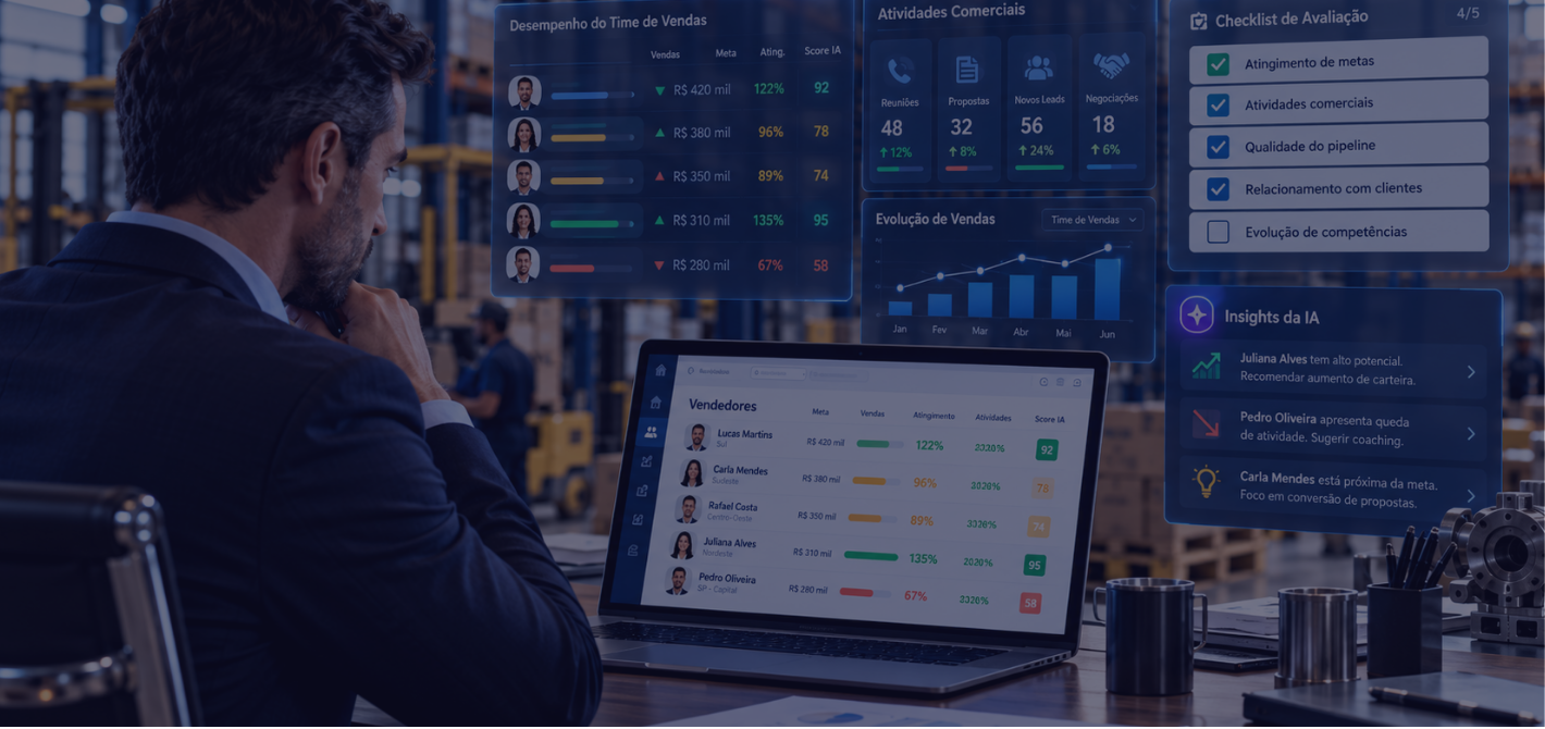 avaliar vendedores com IA